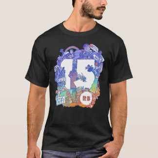 T-shirt Redbubble&x27 ; s 15e anniversaire oeuvre d'art cl
