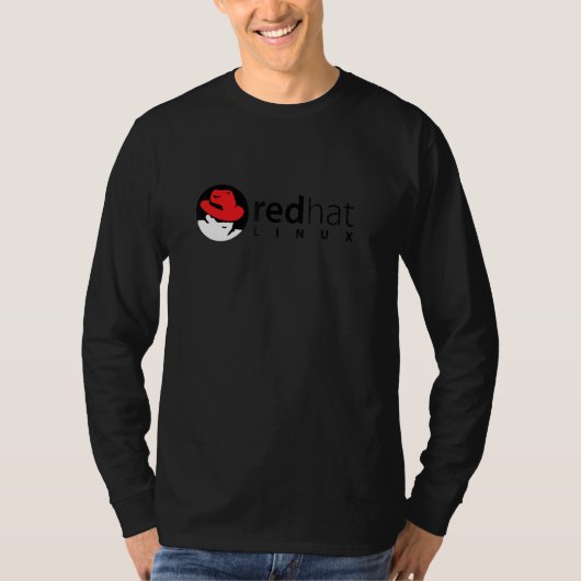 T-shirt RedChapin Linux Penguin Tux Open Source Os (Devant)