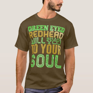 T-SHIRT REDHEAD À YEUX VERT