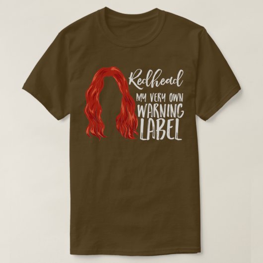 T-shirt REDHEAD Étiquette Redhead (Design devant)