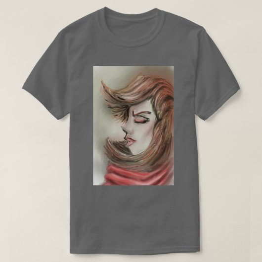 T-shirt Redhead girl 22 (Design devant)