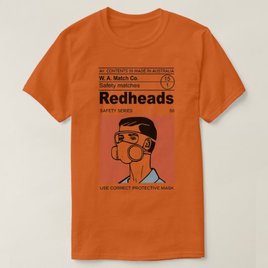 T-shirt Redheads 14 (Design devant)