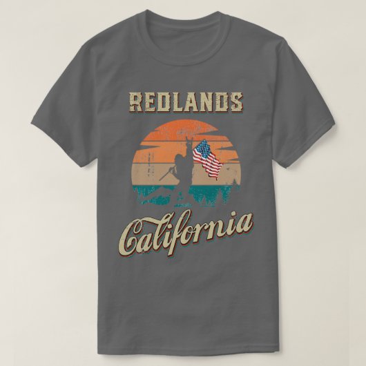 T-shirt Redlands, Californie (Design devant)