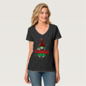 T-shirt Redneck Gnome Buffalo Plaid Matching Family Christ (Devant entier)