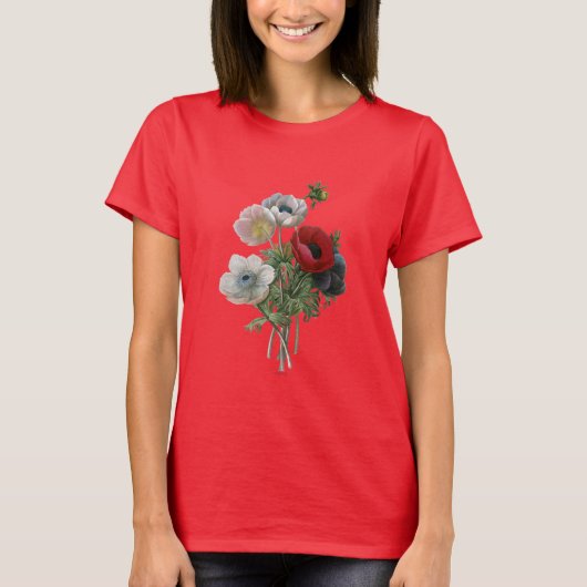 T-shirt Redoute: Anemone, 1833 (Devant)