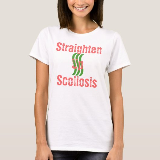 T-shirt Redressez la scoliose (Devant)