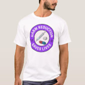 T-shirt Réduction des dommages sauve des vies - Test Pro P (Devant)