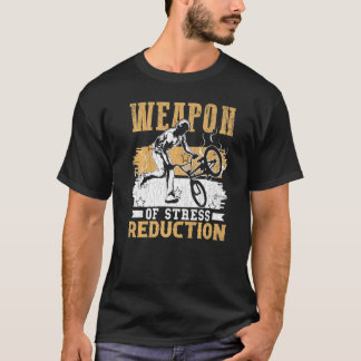 T-shirt Réduction du stress Bicyclette cycliste cavalier C