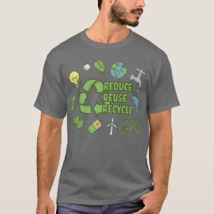T-shirt Réduire la réutilisation recycler 1