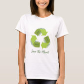 T-shirt Réduire, réutiliser et recycler (Devant)