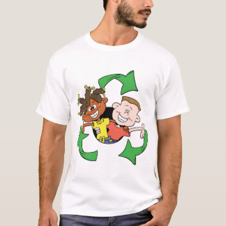 T-shirt Réduisez la réutilisation réutilisent des enfants