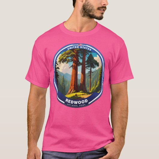 T-shirt Redwood National Park Usa (Devant)