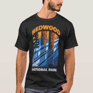 T-shirt Redwood US National Park California Cadeau