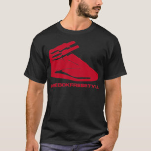 T-shirt Reebok Basket libre en rouge reebokfreestyle