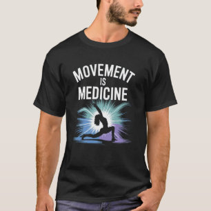T-shirt Rééducation de l'exercice de yoga pour la santé Mé