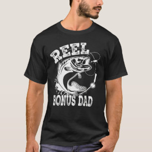 T-shirt Reel Coo Bonus Papa Pêche Lunettes de soleil Fête