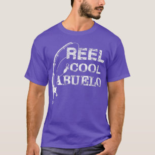 T-shirt Reel Cool Abuelo Fisherman Abuelody Père Day Gif