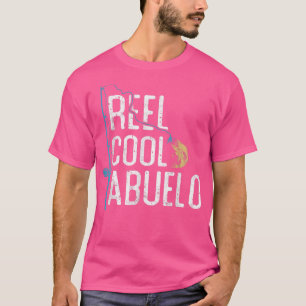 T-shirt Reel Cool Abuelo Vintage Funky Fishing Rod Cadeaux