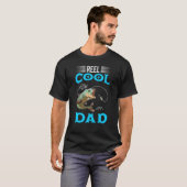 T-shirt Reel Cool Dad Fishing Bottom Jumping Trolling Papa (Devant entier)