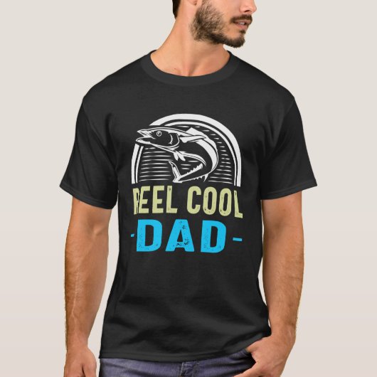 T-shirt Reel Cool Dad Fishing Swordfish Fathers Day (Devant)