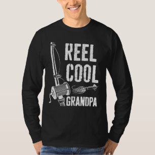 T-shirt Reel Cool grand-pa Fête des pères de pêche cadeau