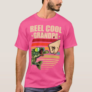 T-shirt Reel Cool Grand-pa Pêche Fête des pères première b