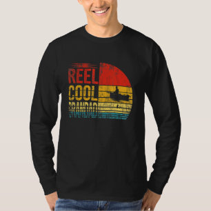 T-shirt Reel Cool grand pêcheur père grand-père père pères