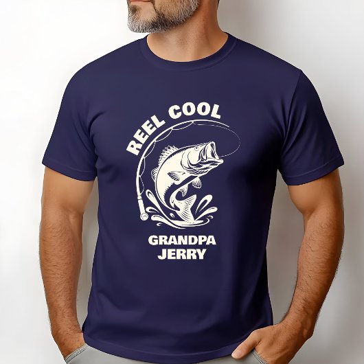 T-shirt Reel Cool Grandpa