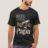 T-shirt Reel Cool Papa - Cadeaux père et grand-père (Devant)