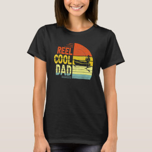 T-shirt Reel Cool Papa Fisherman Daddy Fête des pères