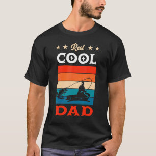 T-shirt Reel Cool Papa Ice Kayak Pêche Monofilament Livre