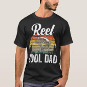 T-shirt Reel Cool Papa" - Pêche amusante (Devant)
