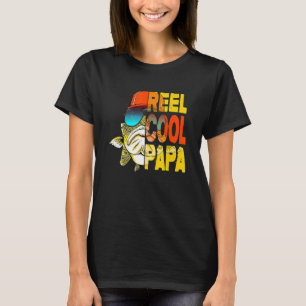 T-shirt Reel Cool Papa Pêche Fête des pères Papa Papa Papa
