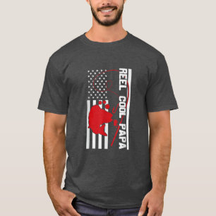 T-shirt Reel Cool Papa Pêche Papa Cadeaux Fête des pères P