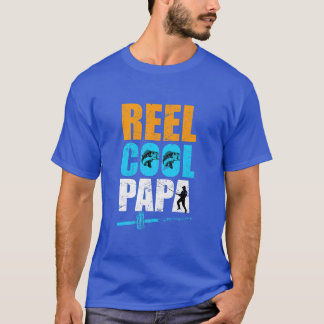 T-shirt Reel cool papa Pêche père 