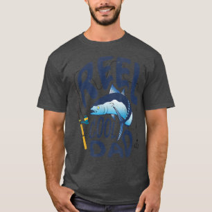 T-shirt Reel cool papa pêche pôle thon vintage rétro