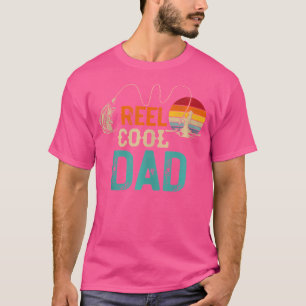 T-shirt Reel Cool Papa Pêcheur Fête des pères Drôle Pêche