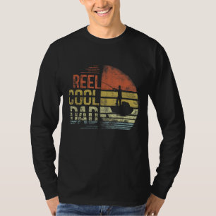 T-shirt Reel Cool Papa Pêcheur papa Fête des pères Cadeaux