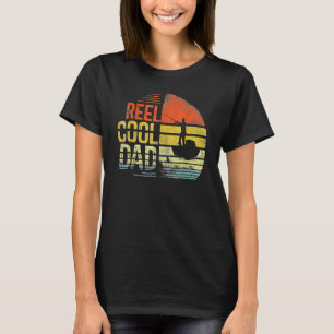 T-shirt Reel Cool Papa Pêcheur papa Pêcheur Fête des pères