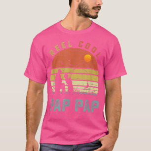 T-shirt Reel Cool Pappap Fête des pères cadeau pour Pêcher