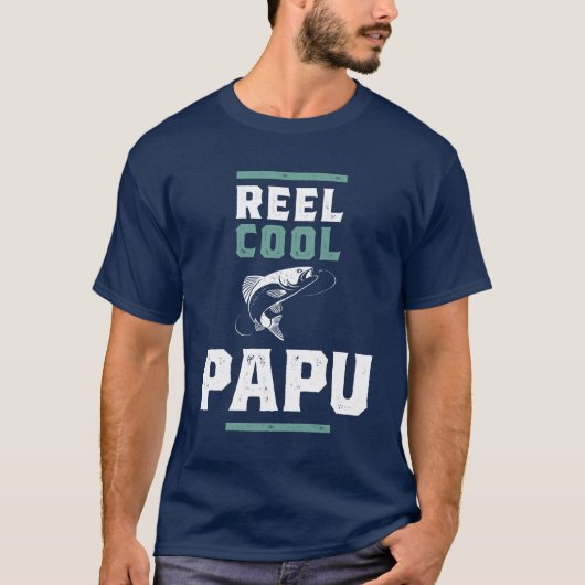 T-shirt Reel Cool Papu | Père et grand-père (Devant)