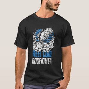 T-shirt Reel Cool Parrain Fisher Godson Godson Godgirl