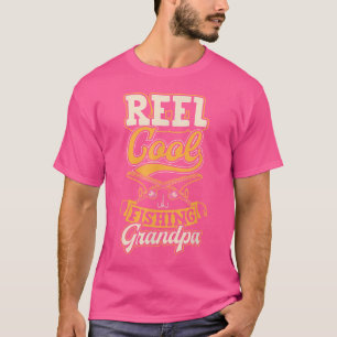 T-shirt Reel Cool Pêche Grand-père Funny Poisson Rod Plais