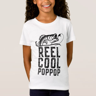 T-Shirt Reel Cool Pop-Pop Fishing Funny Grandpa Pop Pop Gi