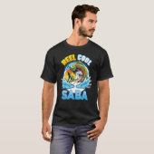 T-shirt Reel Cool Saba Pêche Papa Père Day Papa Papa Papa  (Devant entier)
