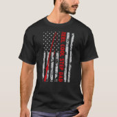 T-shirt Reel Cool Step Papa Pêche American Flag cadeau pou (Devant)