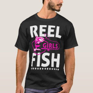 T-shirt Reel Girls Pêche Poisson Pêcheur Girls