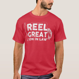 T-shirt Reel Grand Fils en droit Pêche papa ou pêcheur G