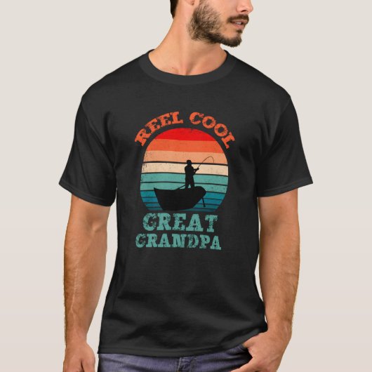T-shirt Reel Great Grandpa Pêche (Devant)