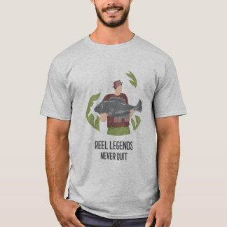 T-shirt Reel légendes jamais quitter